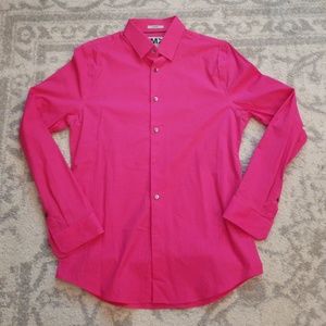 Express Men's Fitted Dress Shirt. Size M